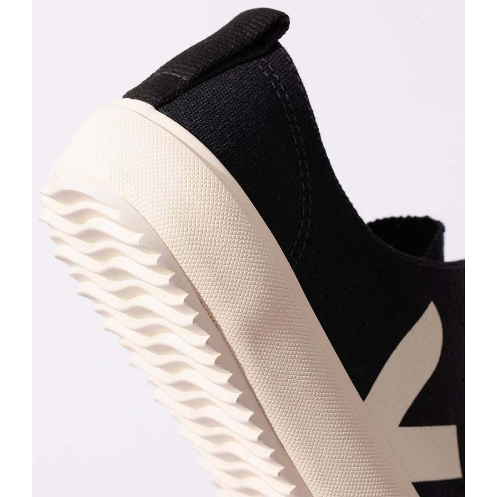 Pantofi Barbati Veja NOVA CANVAS Black/White | RO 246QMA